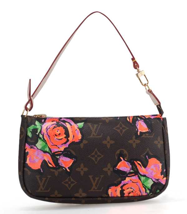 7A Replica Louis Vuitton Monogram Roses Canvas Pochette M48615